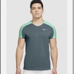 Nike Men‘s Dri-Fit Court Slam Ultimate Tennis Too DD8436-384 in Green/Mint Large